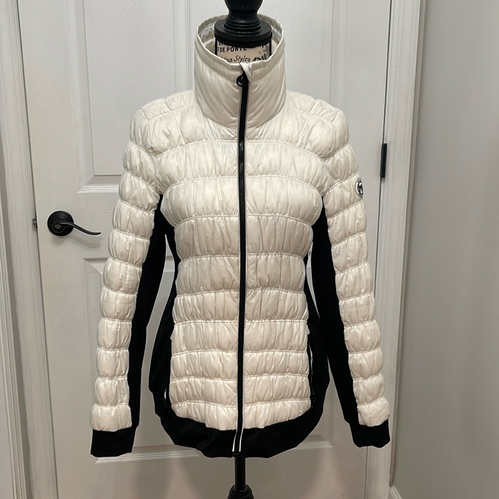 Michael Kors white &black puffer jacket